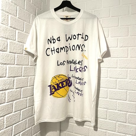 NBA × After School Special/LAKERS Tshirts "WHITE"