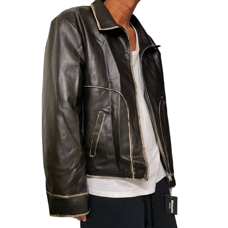 Mismatch NYC/Vintage custom lether jacket