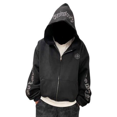 ByTheR/ Suede Short Zip Hoodie
