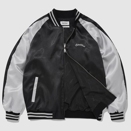 SAINT PAIN/Satin Souvenir Jacket