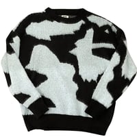 WOSS.official/ Mohair knit  BLUE