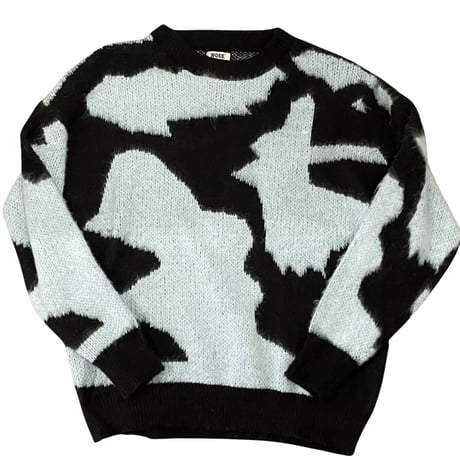 WOSS.official/ Mohair knit  BLUE