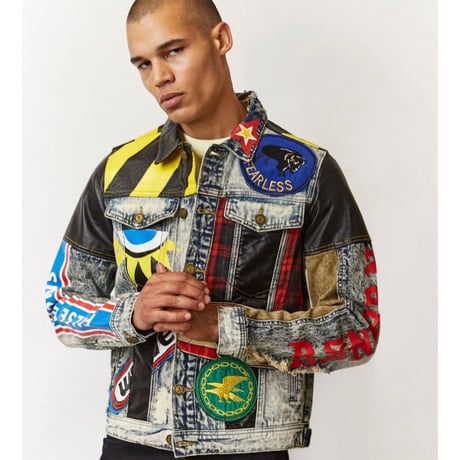 Reason Clothing Newyork/Crazed denim Jacket