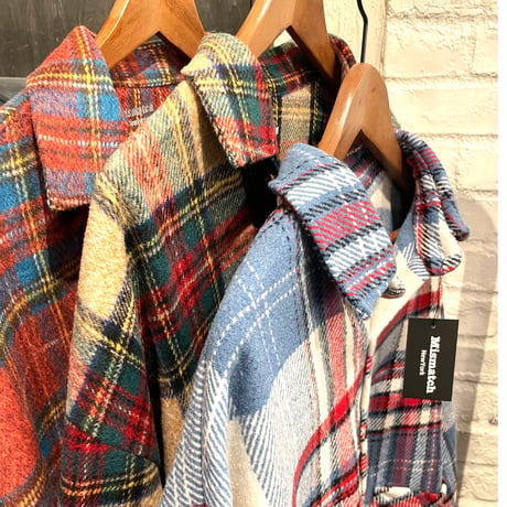 Mismatch NYC/Oversized Flannel shirts  RED