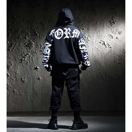By The R/ Back Logo Cotton Hoodie (SET UP)