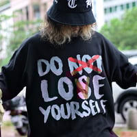 By The R/ Love yourself Painting  tee(BLACK)