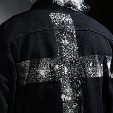 By The R/ Back Cross Denim Jacket