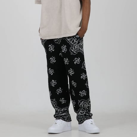 FNTY/Knitted Paisley  PANTS  "BLACK "