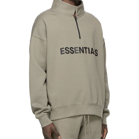 FOG Essentials/HALF ZIP pullover "MOSS"