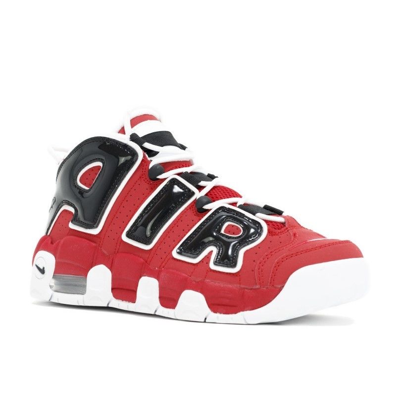 ⭐︎新品未使用　Nike Air More Uptempo 赤白黒 箱付き 楽天市場】NIKE AIR MORE UPTEMPO GS RED/WHITE-BLACK ナイキ