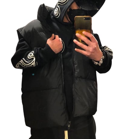 COLLUSION Studios / Puffer Vest BLACK