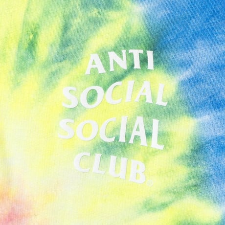 Anti Social Social Club/FLAME Logo フーディー　Tie  dye