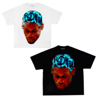 RODMAN official brand/Head Blue Tshirts