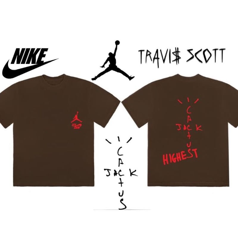 Nike × Travis Scott /Cactus Jack JORDAN Tshirt Nike × Travis Scott /Cactus Jack JORDAN Tshirt