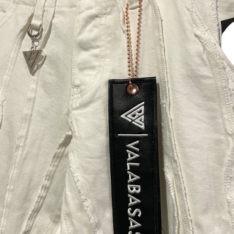 VALABASAS / Twisted Stack Denim  "WHITE"