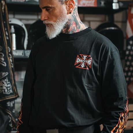 West Coast Choppers/ W.C.C Flame Longsleeve Tshirts