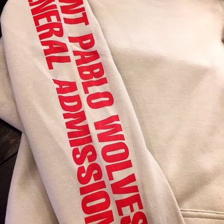 Saint Pablo Tour/official hoodie フーディー　ベージュ