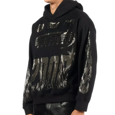 RockStar Original / Rhinestone Short Hoodie