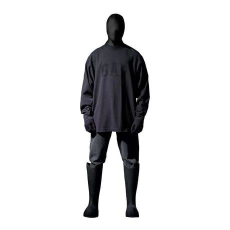 YEEZY GAP by BALENCIAGA /  DOVE LONGSLEEVE TEE "WASH BLACK"