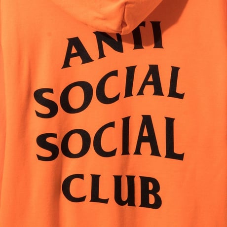 Anti Social Social Club/Logo フーディー   ORANGE　限定カラー