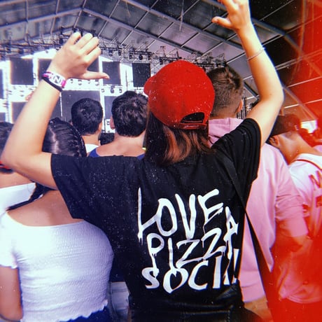 No Perfect Italy/Love Pizza Club  Big Tee Black