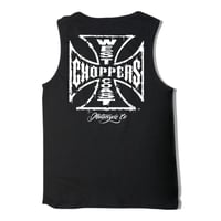 West Coast Choppers/ W.C.C Logo Vest "BLACK"