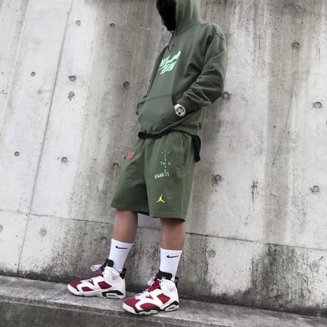 Nike × Travis Scott /Cactus Jack JORDAN Hoodie "OLIVE"