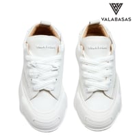 VALABASAS / Leather Sneaker "WHITE"