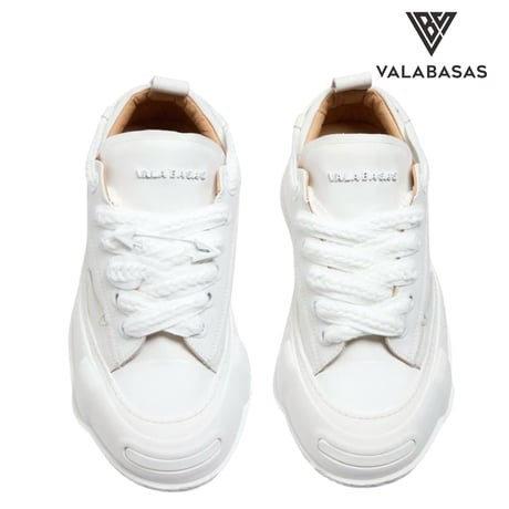 VALABASAS / Leather Sneaker "WHITE"