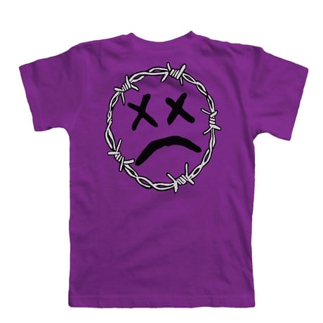 Lil Pump official merch/Unhappy Smile  TEE PURPLE
