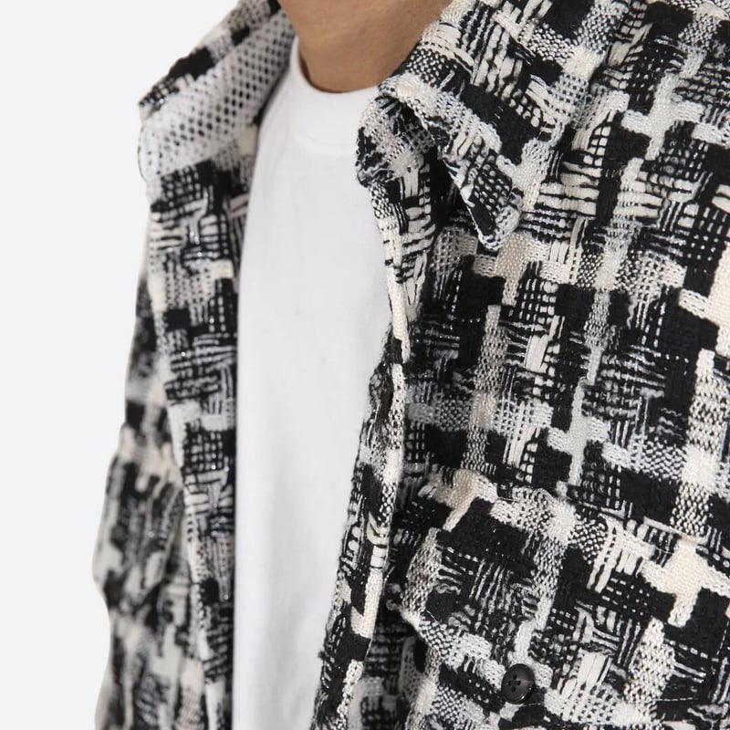 mnml ツイードシャツジャケット 究極のMade in Japan」 国産ウールのツイードジャケット | 読む