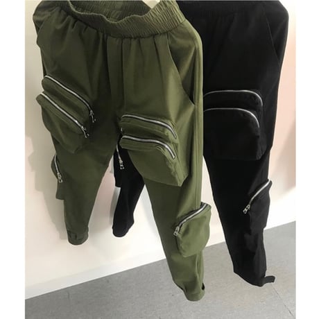 URKOOL/CARGO Pants V5ーOLIVE