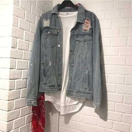 BOOHOO /BANDANA　Denim Jacket