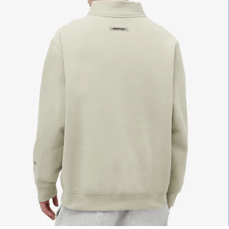 ESSENTIALS  fear of god /HALF ZIP pullover "SAGE"