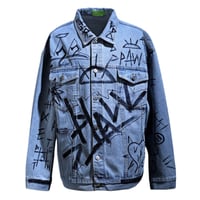By The R/ Graffiti Denim Jacket
