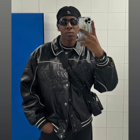 GRMY/MADRID PU LEATHER JACKET "BLACK"