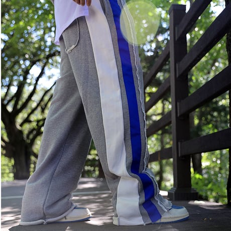 By The R/ Fringe Line Pants "BLACK/GRAY" (SET UP)