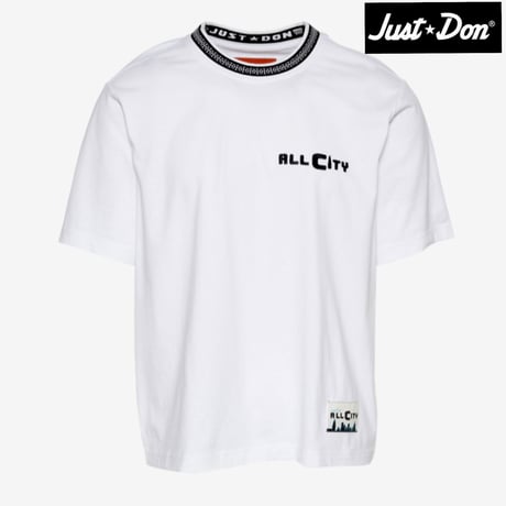 ALL CITY by Just Don / Logo Tshirt WHITE