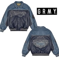 GRMY/MADRID PU LEATHER JACKET "BLUE"