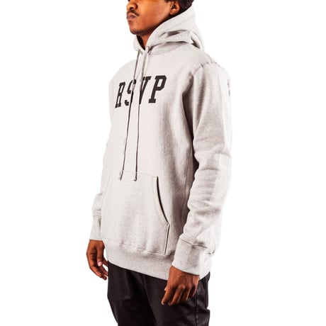 RSVP gallery/logo フーディー　グレー