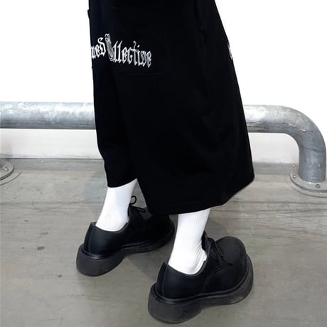 SUBLIMATION/ Embroid Bermuda Shorts (SET UP) BLACK