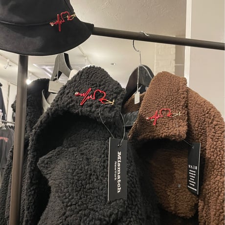 Mismatch NYC/Short BOA JACKET  BROWN