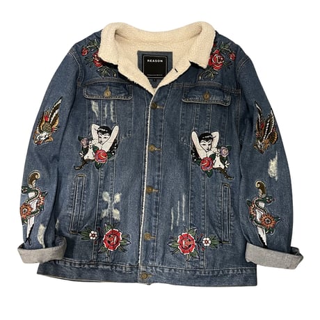 Reason Clothing Newyork/BOA  Denim Jacket