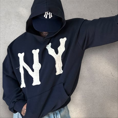 3.14π / BONE NY Hoodie "BLACK"