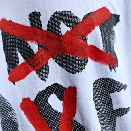 By The R/ Love yourself Painting  tee(WHITE)