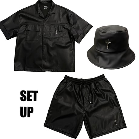 Mismatch NYC/Leather Christ Shirts  HAT