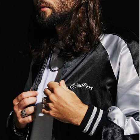 SAINT PAIN/Satin Souvenir Jacket