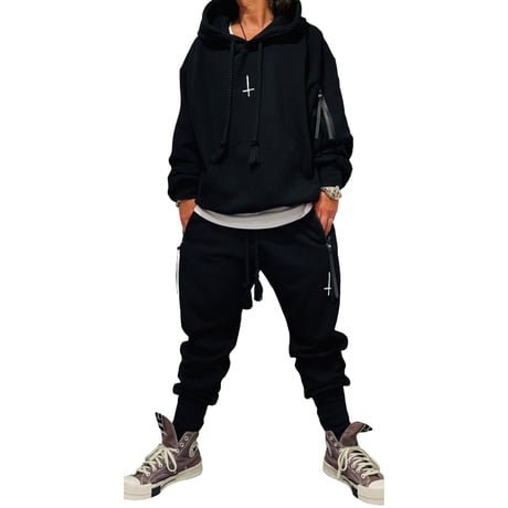 By The R/ Cross Paint Cotton Pants (SET UP)