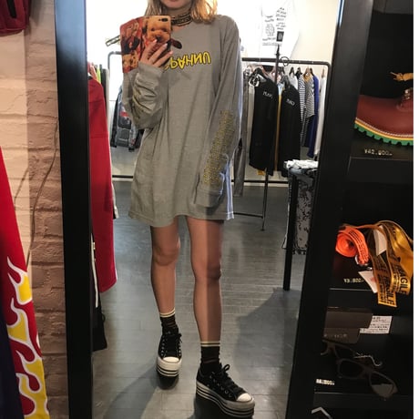Lil Pump official merch/Unhappy Smile LongSleeve TEE