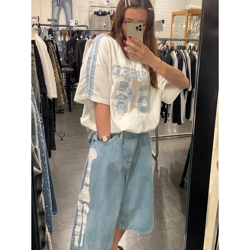 VANSON / Skalton Bones Denim Shorts 